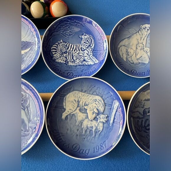 Bing & Grondahl 12 various years Mother's Day Mors Dag  6" wall hanging Plate - Picture 3 of 10